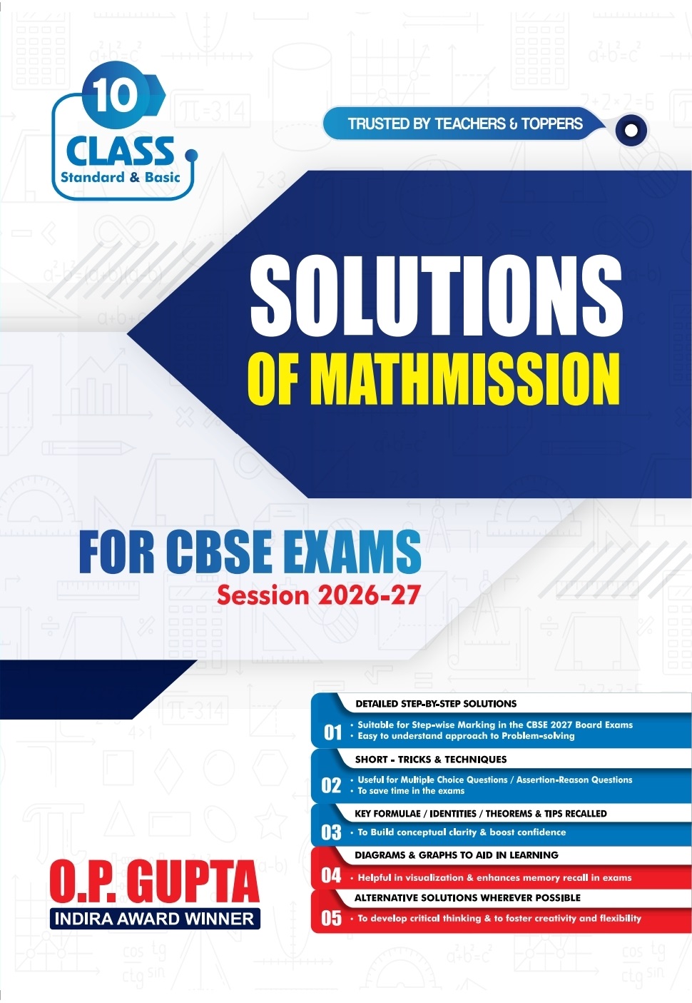 SOLUTIONS OF MATHMISSION FOR X By O.P. GUPTA